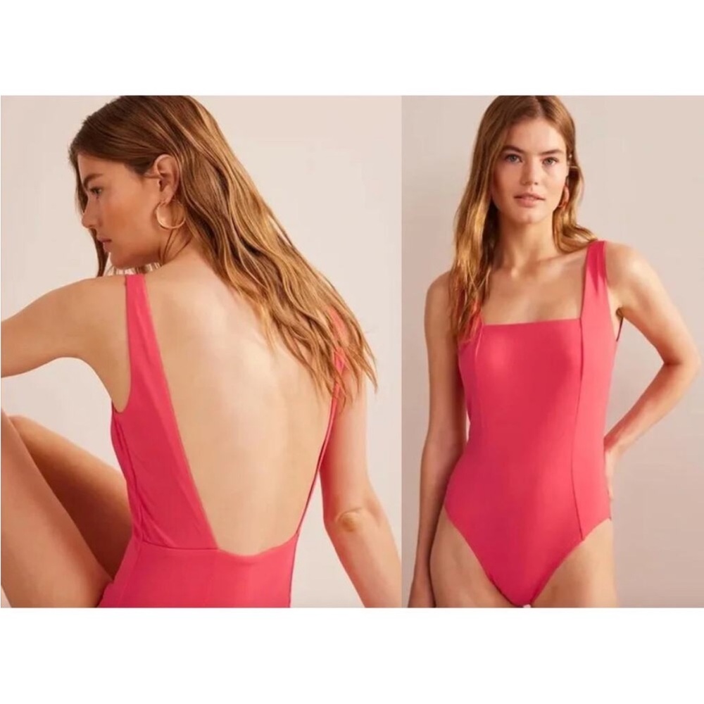 Boden Square Neck One Piece Swimsuits NEW‎